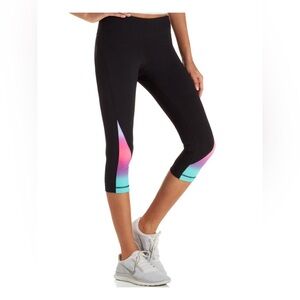 Ideology Womens Ombre Cropped Leggings